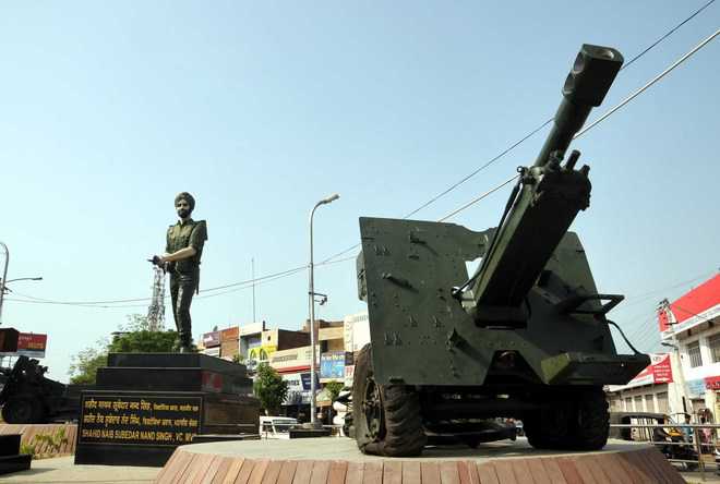 Fauji Chowk in Bathinda